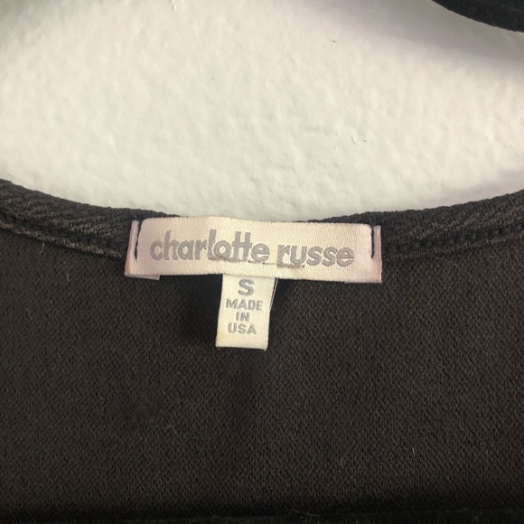 Charlotte Russe Black & Houndstooth Dress Sz Small - Picture 5 of 8